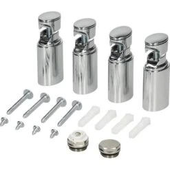 FIXER RADIATEUR MATÉRIEL DE BAIN DE MONTAGE POUR SUPPORT CHROME RADIATEUR