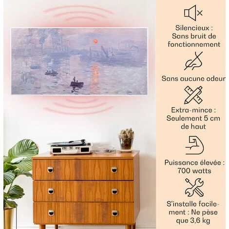 Wonderwall Air Art Smart Radiateur Infrarouge Connecté 120x60cm 700W A 2 Wonderwall Air Art Smart Radiateur Infrarouge Connecté 120x60cm 700W A – Image 2