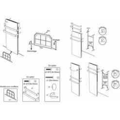 Carrera Seche-serviette Miroir Air - 700W + Soufflerie 900W (1600W) -Atlantic Magasin 23750957 3