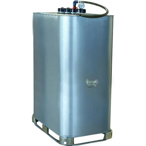 CUVE STOCKAGE FUEL GASOIL GNR UN-ADR GALVA DOUBLE PAROIE 999L PRE-EQUIPEE S08121 1 CUVE STOCKAGE FUEL GASOIL GNR UN-ADR GALVA DOUBLE PAROIE 999L PRE-EQUIPEE S08121