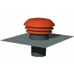 Sortie De Toiture - Modele CPR 125 R Ø 125 - Couleur TUILE