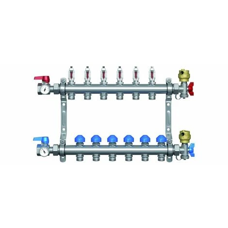 Collecteur Cosypack Confort - 6 Circuits - Pour Plancher Chauffant 1 Collecteur Cosypack Confort - 6 Circuits - Pour Plancher Chauffant