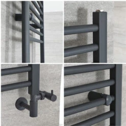 Hudson Reed Artle - Sèche-Serviettes Design Mixte Moderne Incurvé - Anthracite - 120 Cm X 49.8 Cm 7 Hudson Reed Artle - Sèche-Serviettes Design Mixte Moderne Incurvé - Anthracite - 120 Cm X 49.8 Cm -Atlantic Magasin 25207313 3