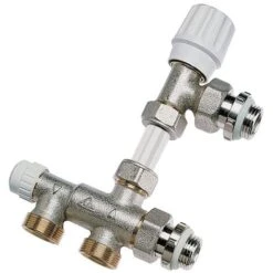 Kit Thermostatique Monotube équerre - Male 15x21