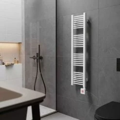 Sèche-serviette Mixte Blanc De 460mm De Haut Et 230mm De Large - 64 Watt - MIK460/230V2B -Atlantic Magasin 27177267 4