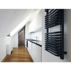 Sèche-serviette Mixte Noir De 820mm De Haut Et 440mm De Large - 278 Watt - TYT820/440Z8N -Atlantic Magasin 27179973 4