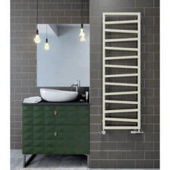 Sèche-serviette Mixte Beige De 600mm De Haut Et 500mm De Large - 125 Watt - ZIG600/500Z81015 -Atlantic Magasin 27182992 3