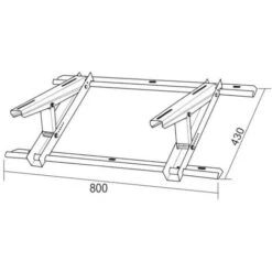 Suinga Support Universel Air Climatisation Pour Toit Ou Sol Incliné 6 Suinga Support Universel Air Climatisation Pour Toit Ou Sol Incliné -Atlantic Magasin 27211103 3
