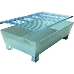 BAC DE RETENTION GALVA 2 FUTS 220 Litres 1220 X 815 X 330 Mm - 08363 -Atlantic Magasin 27370550 3