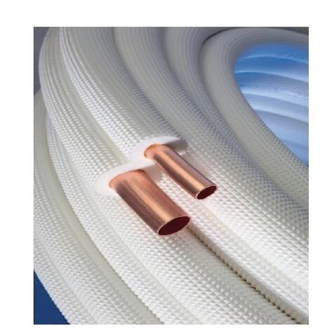 LIAISON FRIGORIFIQUE CLIMATISATION CUIVRE BI TUBE NUE 1/4 3/8 M1 EN 10 METRES 1 LIAISON FRIGORIFIQUE CLIMATISATION CUIVRE BI TUBE NUE 1/4 3/8 M1 EN 10 METRES