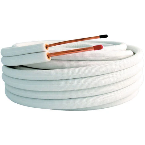 LIAISON FRIGORIFIQUE CLIMATISATION CUIVRE BI TUBE NUE 1/4 3/8 M1 EN 10 METRES 3 LIAISON FRIGORIFIQUE CLIMATISATION CUIVRE BI TUBE NUE 1/4 3/8 M1 EN 10 METRES – Image 3