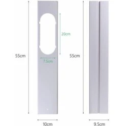 Climatiseur Mobile Universel Réglable Plaque D'étanchéité De Fenêtre Attelle Déflecteur Rose -Atlantic Magasin 30077655 3