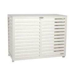 Cache Climatisation Composite Blanc L