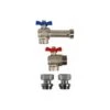 Set De Raccord équerre WESA 3/4''x1'' Pour Collecteur Plancher Chauffant