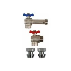 Set De Raccord équerre WESA 3/4''x1'' Pour Collecteur Plancher Chauffant