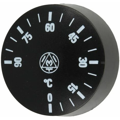 Bouton Rotatif Diamètre 42 Mm Pour Thermostat Réglable De 0 - 90 °C 1 Bouton Rotatif Diamètre 42 Mm Pour Thermostat Réglable De 0 - 90 °C