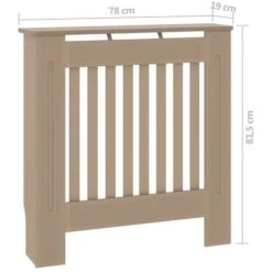 Cache-radiateur MDF 78 Cm VidaXL -Atlantic Magasin 32110099 3