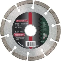 Disque à Tronçonner Diamanté Metabo 624310000 Diamètre 230 Mm Ø Intérieur 22.23 Mm 1 Pc(s)