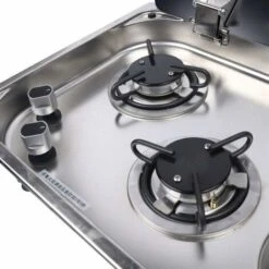 2X Brûleur Cuisinière à Gaz 2 Brûleurs Évier De Cuisinière à Gaz 30.5 14.4 5.9/4.7" GR-904RD Pour Voiture, Camion, Camping-Car Et Bateau 8 2X Brûleur Cuisinière à Gaz 2 Brûleurs Évier De Cuisinière à Gaz 30.5 14.4 5.9/4.7" GR-904RD Pour Voiture, Camion, Camping-Car Et Bateau -Atlantic Magasin 32577587 4