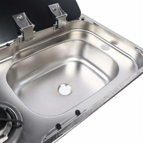 2X Brûleur Cuisinière à Gaz 2 Brûleurs Évier De Cuisinière à Gaz 30.5 14.4 5.9/4.7" GR-904RD Pour Voiture, Camion, Camping-Car Et Bateau 5 2X Brûleur Cuisinière à Gaz 2 Brûleurs Évier De Cuisinière à Gaz 30.5 14.4 5.9/4.7" GR-904RD Pour Voiture, Camion, Camping-Car Et Bateau – Image 5