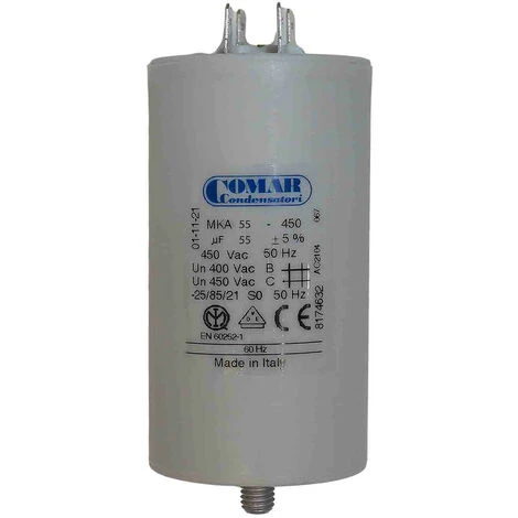 Condensateur Moteur Permanent 55uf 450v à Cosses Faston 5 Condensateur Moteur Permanent 55uf 450v à Cosses Faston – Image 5