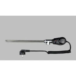 Résistance électrique Pour Radiateur 600W 230V Avec Thermostat 1/2'' Noire W033Cz