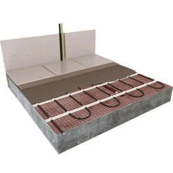 Matelas Chauffant Pour Montage Sur Colle A Carrelage, 2,0x0,5m 1,0m² 150W -Atlantic Magasin 33049993 3
