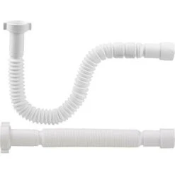 Tuyau De Raccordement Flexible 1 1/4"x32/40mm Droit Longueur 350-870mm