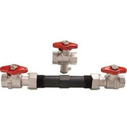 Set De Montage Pour Compteur De Chaleur Compact DN20 (1") Avec Robinets-tuyau Lavage-joints