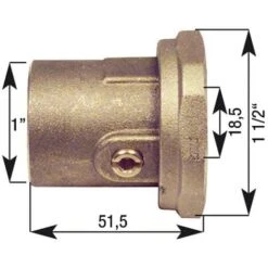 Robinet D'arret A Boisseau Sphérique Type Mini Pump Raccords 1" X 1 1/2" -Atlantic Magasin 33080771 4