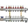Collecteur Plancher Chauffant 11 4 X 2 Circuits De Chauffe En Laiton