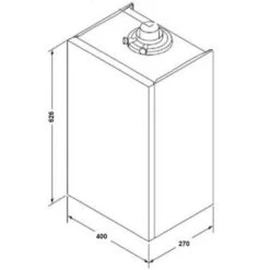 Chaudière Murale Mixte à Condensation Vaillant EcoTEC Intro VMW 24/28 AS Pour Installation Intérieure Blanc -Atlantic Magasin 33717338 5
