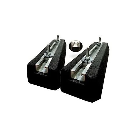 Paire De Support De Sol Mini Rubber Eid 400mm 300kg 1 Paire De Support De Sol Mini Rubber Eid 400mm 300kg