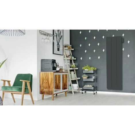 Carrera Radiateur A Inertie Ceramique Vertical Anthracite 2000W 2 Carrera Radiateur A Inertie Ceramique Vertical Anthracite 2000W – Image 2