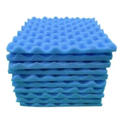 10 Pièces Panneau De Mousse Acoustique Arrêt Sonore éponge D'absorption Studio KTV Insonorisé Bleu