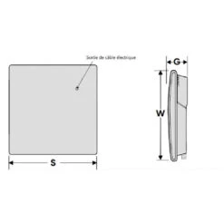 Radiateur électrique - Convecteur Mobil ATLANTIC F-119 500W -Atlantic Magasin 36047882 4