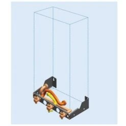 Dosseret Pour Chaudiere Murale EGALIS Chauffage Seul NGVS/NGLS (remplace GL5.34) DOS GS12 ELM LEBLANC BOSCH 7716780113