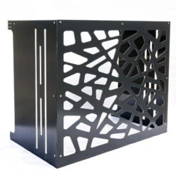 Cache Climatisation Extérieur En Aluminium Composite Gris