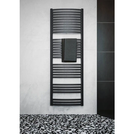 Sèche-serviette Mixte Noir De 860mm De Haut Et 400mm De Large - 188 Watt - DEX860/400Z8N 4 Sèche-serviette Mixte Noir De 860mm De Haut Et 400mm De Large - 188 Watt - DEX860/400Z8N – Image 4