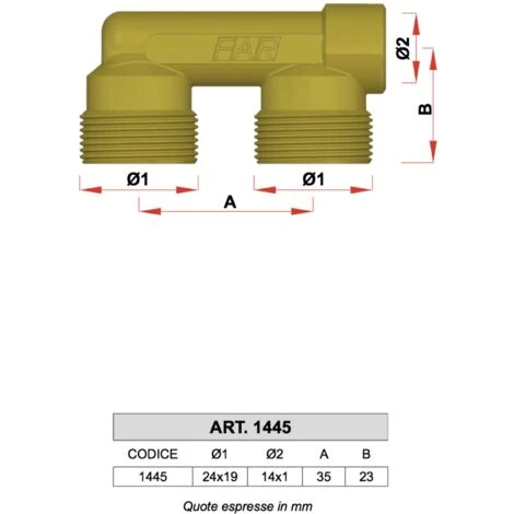 Gabarit Externe Jaune, Sans écrous Pour Essai Installations Mono-bitube FAR 1445 Extension 2 Gabarit Externe Jaune, Sans écrous Pour Essai Installations Mono-bitube FAR 1445 Extension – Image 2