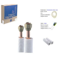 Pack Clim Avec Support SOL (l.3m - 1/4-3/8 - 1/4-3/8 - 3m)