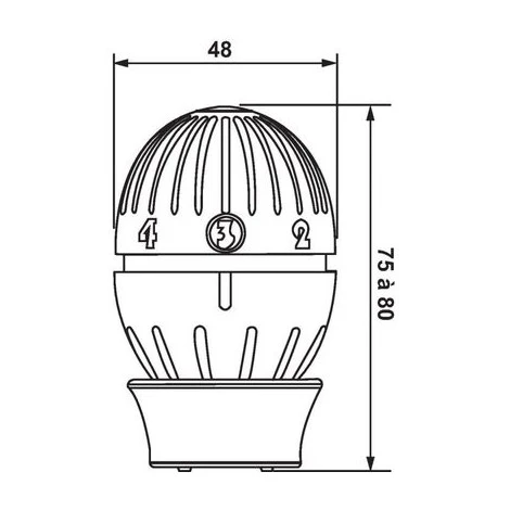 Tête Thermostatique - Bulbe à Soufflet R470 Giacomini, A Soufflet 2 Tête Thermostatique - Bulbe à Soufflet R470 Giacomini, A Soufflet – Image 2