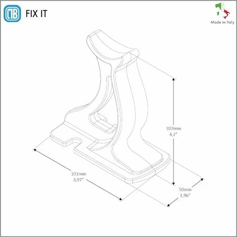Pied Universel En Fonte Pour Radiateurs à Colonne Tubulaire - Capacité Maximale 200 Kg - Couleur Blanche - 1 Pièce. 5 Pied Universel En Fonte Pour Radiateurs à Colonne Tubulaire - Capacité Maximale 200 Kg - Couleur Blanche - 1 Pièce. – Image 5