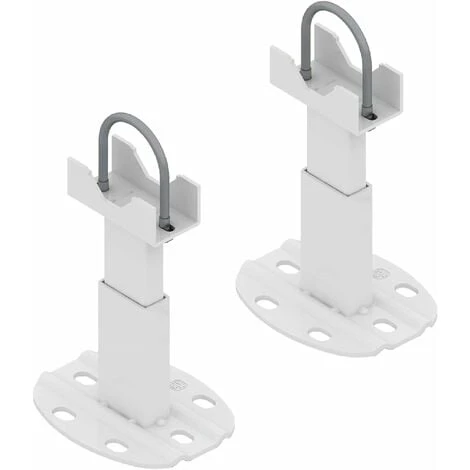 Paire De Fixations Au Sol Pour Radiateur Aluminium - Pied Avec Système Anti-dégagement Pour Radiateur Aluminium - Capacité Maximale 200 Kg Par Fixation 1 Paire De Fixations Au Sol Pour Radiateur Aluminium - Pied Avec Système Anti-dégagement Pour Radiateur Aluminium - Capacité Maximale 200 Kg Par Fixation
