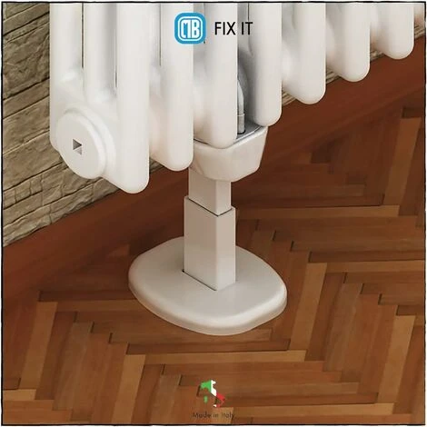 Paire De Fixations Au Sol Pour Radiateur Tubulaire - Pied Avec Système Anti-dégagement Pour Radiateur à Plusieurs Colonnes - Capacité Maximale 200 Kg Par Fixation 2 Paire De Fixations Au Sol Pour Radiateur Tubulaire - Pied Avec Système Anti-dégagement Pour Radiateur à Plusieurs Colonnes - Capacité Maximale 200 Kg Par Fixation – Image 2