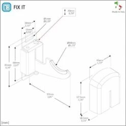 Trois Supports Muraux Pour Radiateurs En Aluminium, Avec Réglage Vertical/horizontal Et Sécurité - Couverture En ABS Blanc Et Isolateurs En Plastique - Capacité Maximale 50 Kg Par Fixation - 3 Pièces. 8 Trois Supports Muraux Pour Radiateurs En Aluminium, Avec Réglage Vertical/horizontal Et Sécurité - Couverture En ABS Blanc Et Isolateurs En Plastique - Capacité Maximale 50 Kg Par Fixation - 3 Pièces. -Atlantic Magasin 42700155 4