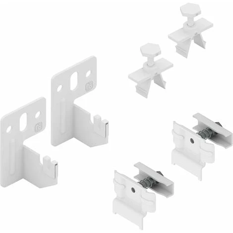 Paire De Supports Pour Une Installation Rapide Au Mur, Avec Pinces Et Espaciers Pour Radiateur à Colonne Tubulaire - Couleur Blanche - Réglage De La Distance Murale (30 - 40 Mm) - 2 Pièces. 1 Paire De Supports Pour Une Installation Rapide Au Mur, Avec Pinces Et Espaciers Pour Radiateur à Colonne Tubulaire - Couleur Blanche - Réglage De La Distance Murale (30 - 40 Mm) - 2 Pièces.