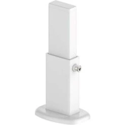 Pied De Support Pour Radiateurs Tubulaires Sur Les Murs En Plaques De Pl�tre - Capacit� Maximale 200 Kg - Couleur Blanche - 1 Pi�ce
