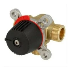 Vanne Mélangeuse 3 Voies Wipex Laiton, M3/4'' - Ø20 - 2.5 Kvs