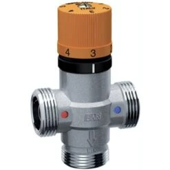 Mélangeur Thermostatique Chromé Pour Installations Solaires FAR 3954 3/4